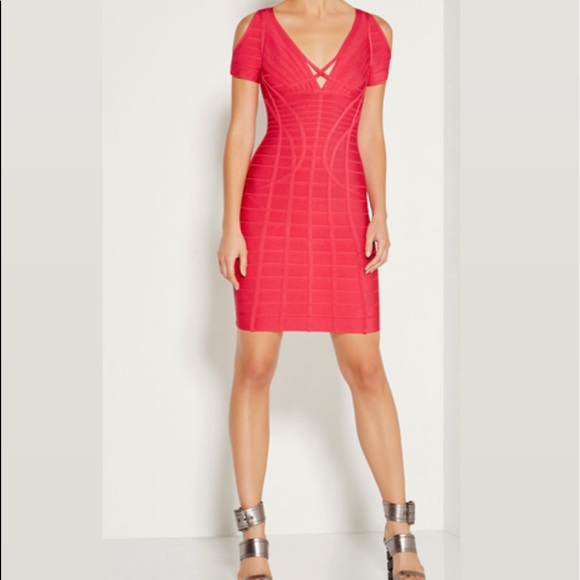 Herve Leger Kyle Novelty Bandage Bodycon Dress NEW - Picture 4 of 9